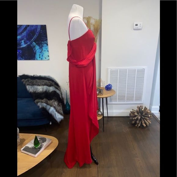 Carolina Herrera Spaghetti Strap Dress - Picture 3 of 6